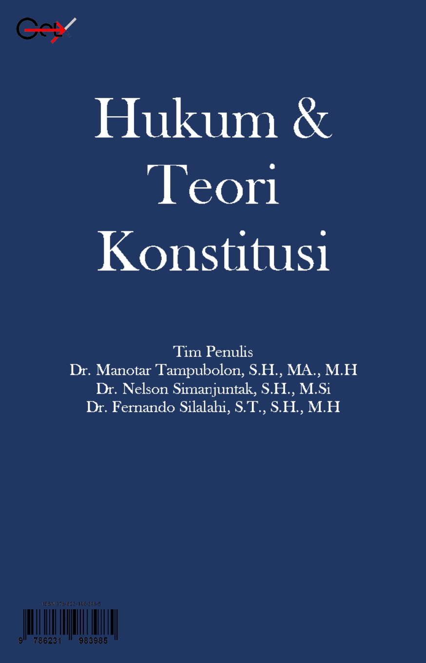 Buku Ajar  Hukum Dan Teori Konstitusi